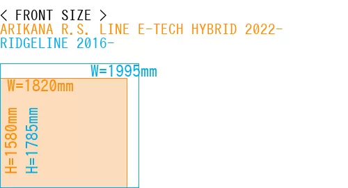 #ARIKANA R.S. LINE E-TECH HYBRID 2022- + RIDGELINE 2016-